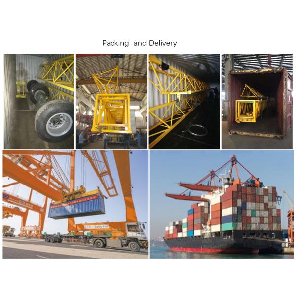 Zoomlion 6012-6 de segunda mano Máquina grúa de torre Equipo de construcción viejo