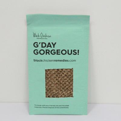 Biodegradable Honeycomb Paper Mailer 10x15cm Eco Friendly Paper Pouch Packaging