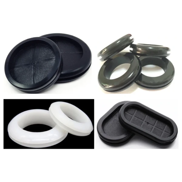EPDM Silicone Rubber Blanking Grommet Close For Cable Hole 6mm-10mm Chassis Hole