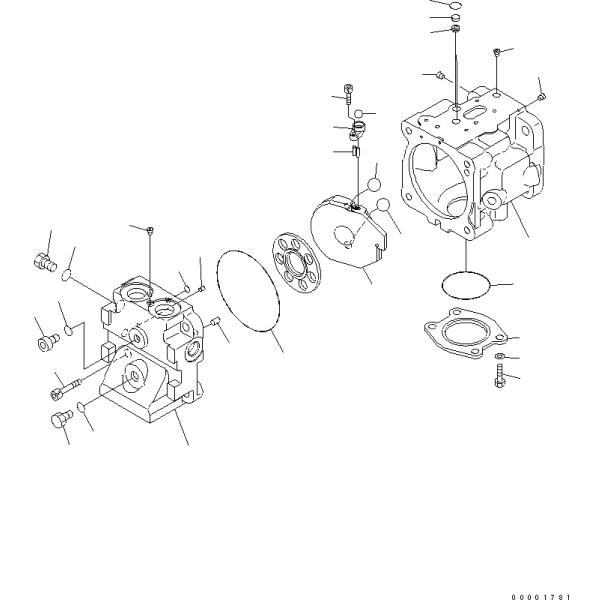 708-1S-00240 Гидравлический насос для Komatsu D61EX-15 D61PX-15 D65EX-15 D65PX-15 D65WX-15 D85EX-15