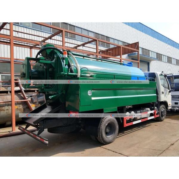 Forland 5,000Liters Sewage Tank 2,000Liters Water Tank High Pressure Cleaning Sewage Suction Truck