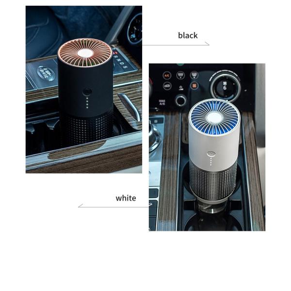 Formaldehyde Removal Mini Desktop Air Purifier with Negative Ion Technology and USB Port