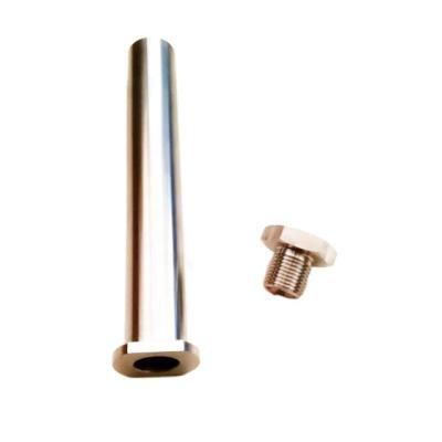 Titanium Alloy Spindles with Natural Finish and DIN Standard 5/8 Diameter