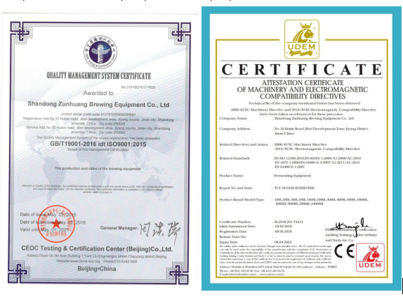 микро- пивоваренный завод системы месива пива оборудования заваривать пива винзавода 1000Л