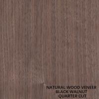 Le quart naturel américain de placage en bois de noix a coupé le grain droit pour les meubles de première qualité faisant le fabricant de FSC Chine