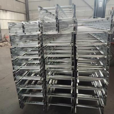 50-1000mm Hot Dip Galvanized Ladder Type Cable Tray For Wireway Cable Management Drainage