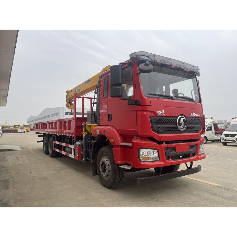 Hydraulic Truck Mounted Crane Shacman M3000 14ton 16ton Construction Service Truck Crane