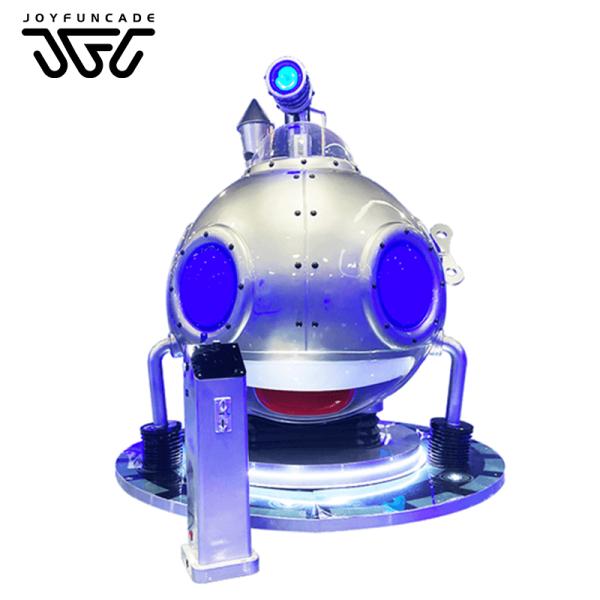 VR Submarine with 360° Panoramic Shooting and Dual-Seat Interactive Design,Parent-Child Combat Gameplay