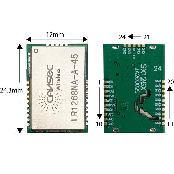 Модуль 20dBm приемника передатчика расширенного спектра SX1268 433mhz Rf LoRa беспроводной