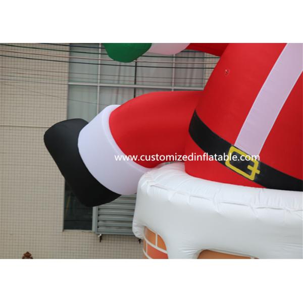 10m Big Inflatable Holiday Decorations / Blow Up Father Christmas