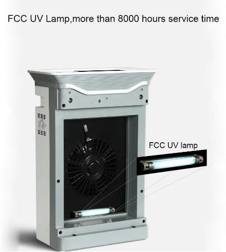 8 stage carbon activated air purifier for smoke room air ionizer purifier