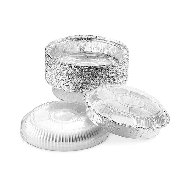 Transparent Aluminum Foil Plastic Lids Keep Fresh Round Household