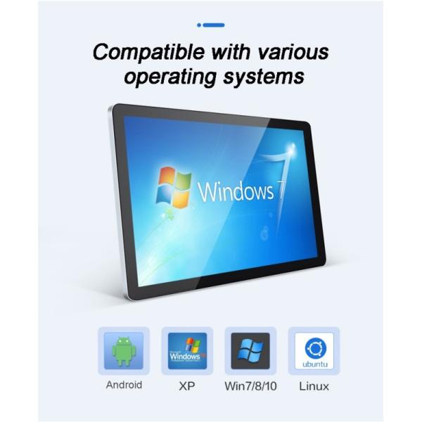 Customized IP65 Embedded 10.1-inch Rear-Mount Capacitive Touch Display HMI DC HD-MI Screen
﻿