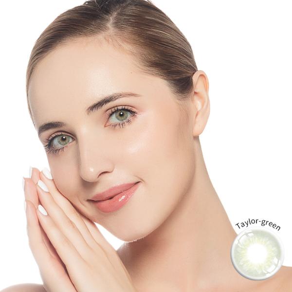 Пурпур Брауна серого цвета зеленого цвета Тейлора контактных линзов круга 14mm рецепта