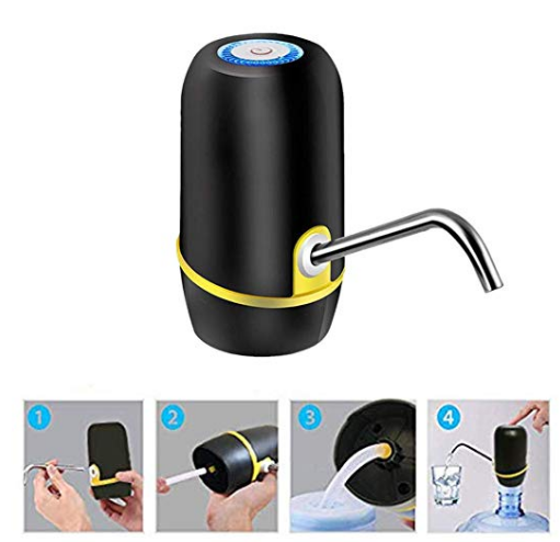 Lithium Battery Rechargeable Electric Water Dispenser Pump With Food Grade Material