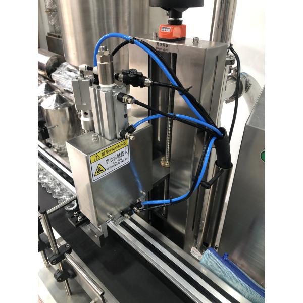 Máquina de enchimento de líquido de bomba de engrenagem de cabeça única servo totalmente automática