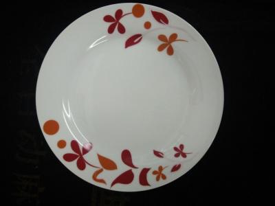 china white ceramic dinner plates color decal  dinnerware sets from GUANGXI  beiliu manufacturer &factory/export suppler