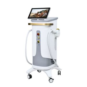 755 808 1064nm 2400W Diode Laser Hair Removal Machine With Ice Cooling Smart