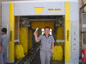 The inspiration of TEPO-AUTO car wash systems success in selling in 2008