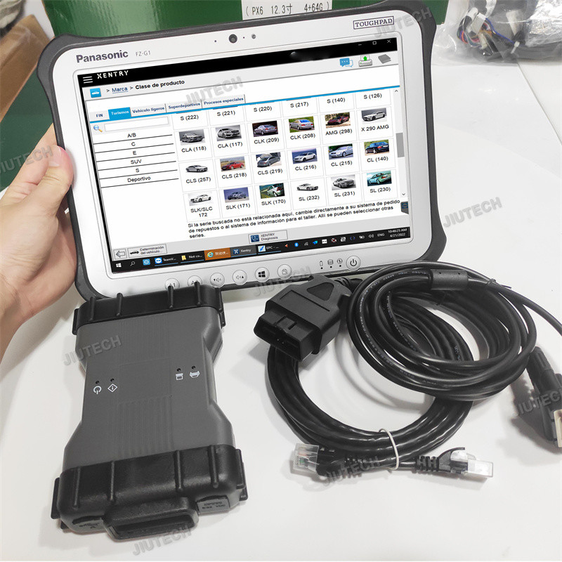 FZ G1 планшет+NEW sd Connect C6 DOIP WIFI MB Star C6 Xentry das wis epc V CI Поддержка MB Fuso CAN BUS Диагностический инструмент