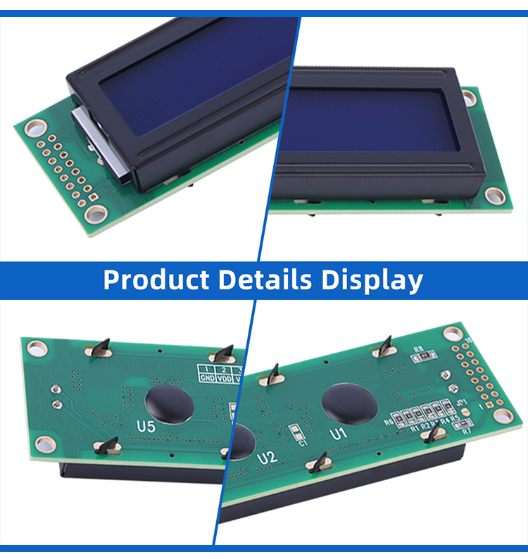 Blue Film White Letters 4002A High Brightness LCD Screen 2X40 4002 ST7066U 40*2-Character Dot Matrix Screen