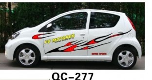 Designer Custom Car Stickers QC-277M / Durable Car Decoration