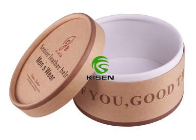 Kraft Paper Cardboard Cylinder Tubes , Custom Logo Round Paper Tube For Tea