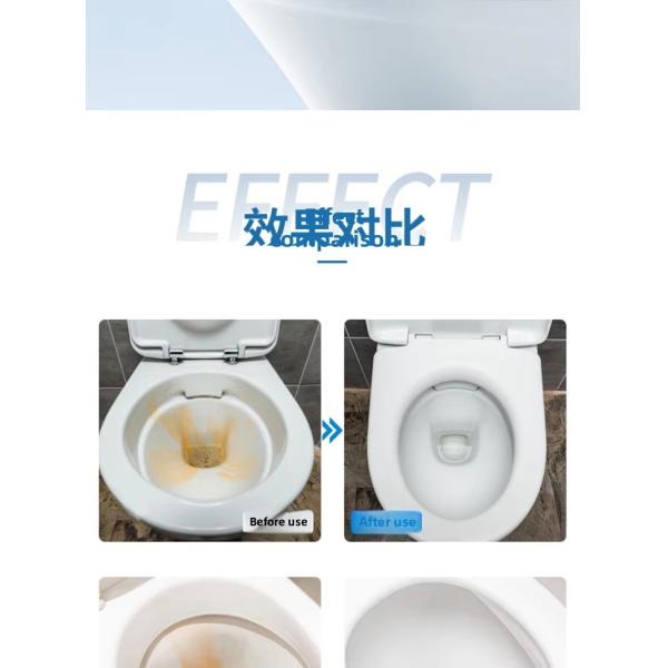 Nettoyeur de salle de bain pour ménage solide, déodorant, comprimés de toilettes effervescents