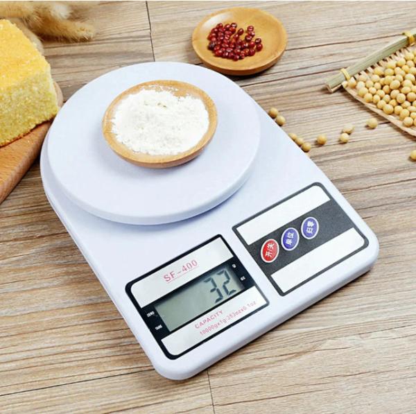 Máquina de peso digital impermeable Báscula de cocina Capacidad 10KG