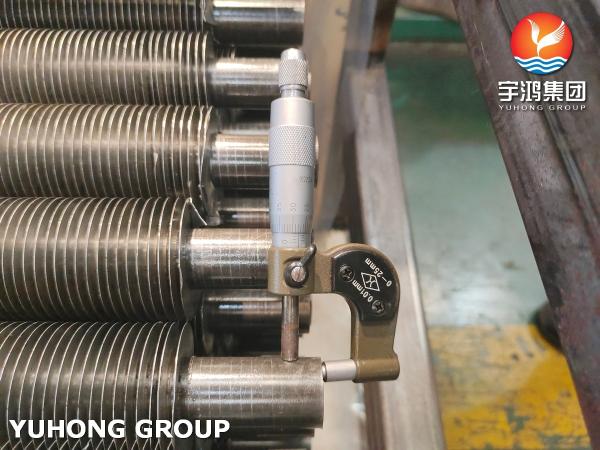 ASTM A179 Seamless Carbon Steel Embedded G Fin Tubes For Waste Heat Boiler Systems