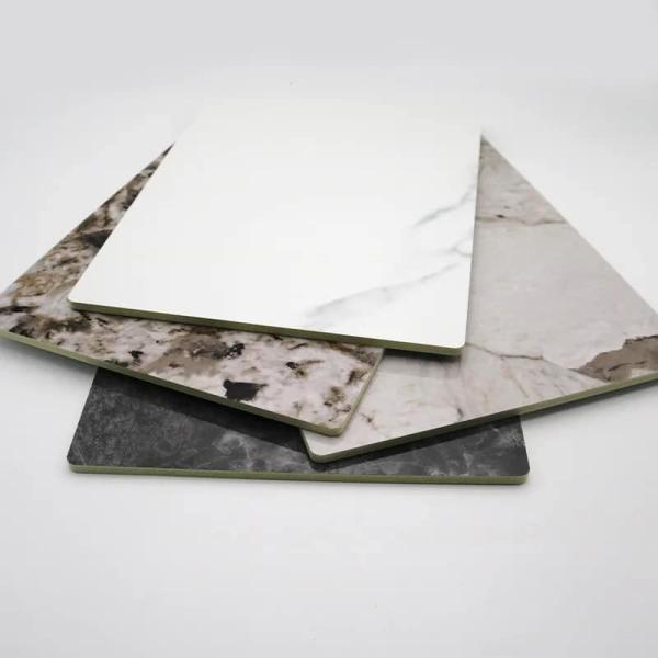 Panel Walling Marble Interior Decoration with Plastic Sheet Material and ISO Certification