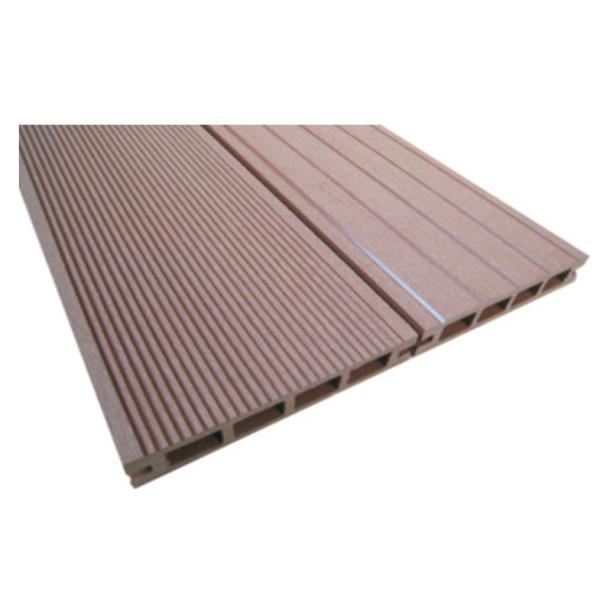 151x25mm WPC Hollow Decking , Eco-Friendly Composite Decking Board