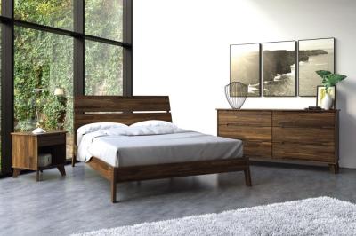 Chambres à coucher de taille royale rustique personnalisable Meubles d'intérieur modernes