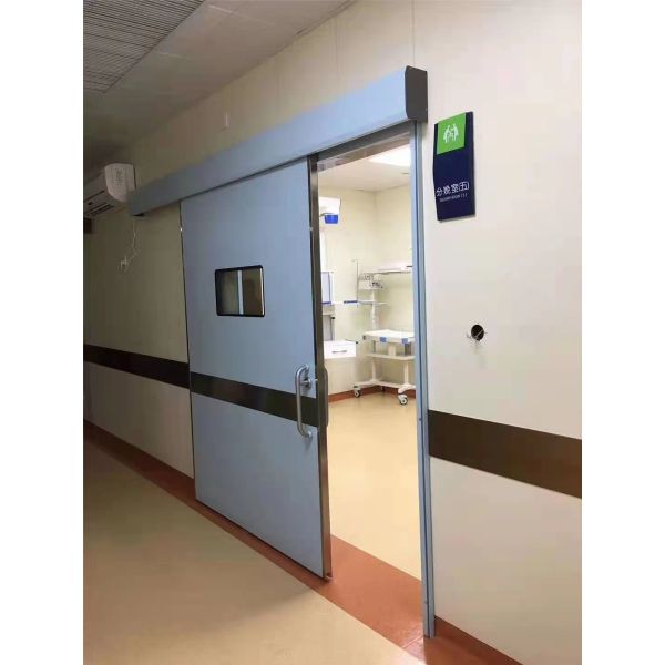 Electric Side Sliding Door Stainless Steel Honeycomb Medical Clean Door