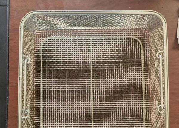 316 cestas perfuradas de aço inoxidável da autoclave do metal para a esterilização médica