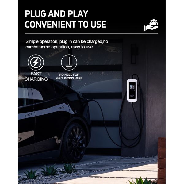 16A 3.5KW EU Plug Schuko Socket 110-240V AC EV Charging Outlet