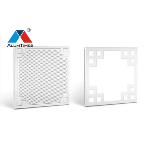 OEM Metal Perforated Aluminum Ceiling Panels With Painted Reflective Finishes