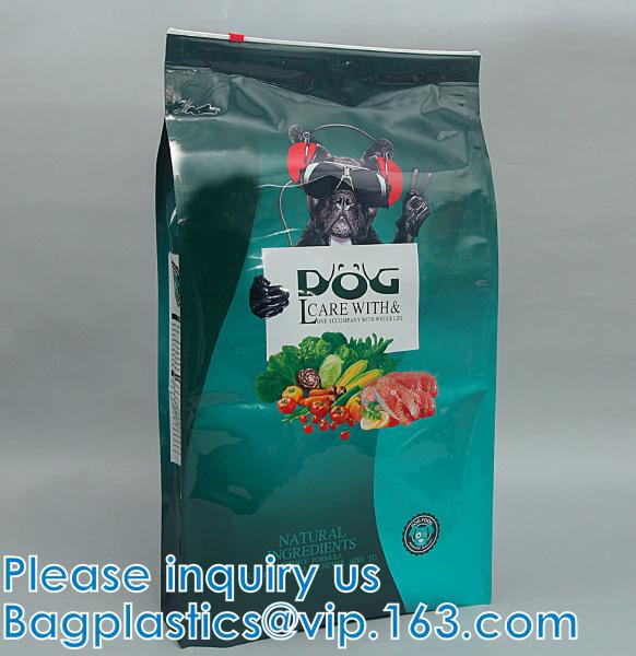2.5kg 5kg Custom Printed Aluminium Foil Pouch Composite Side Gusset Packaging Bags Package Pouch Dog Pet Food Ba