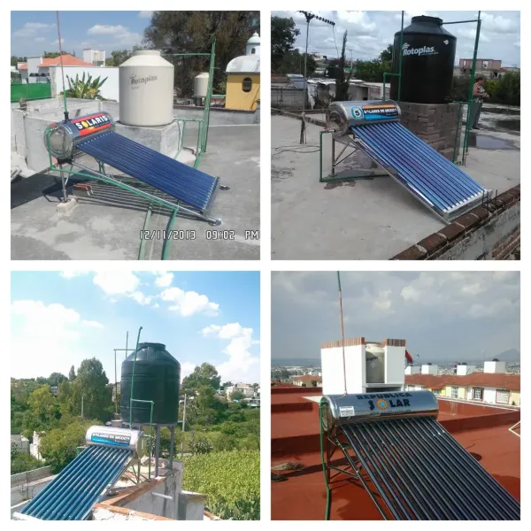 Inox Stainless Steel Low Pressure Hot Water Solar Heater