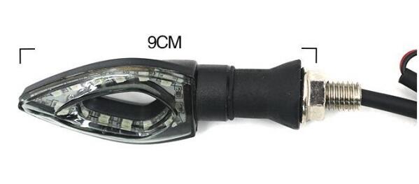 12 LED SMD Motorcycle Turn Signal Lights Blue Red Green Yellow White Color