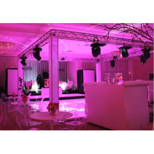 Ферменная конструкция торговлей винта 250*250 MM алюминиевая квадратная для будочки выставки