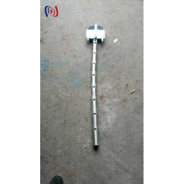 Three-Bundle Running Board with Fixed Triangular Geometry for 100-180kN Loads and Anodized Aluminum Body