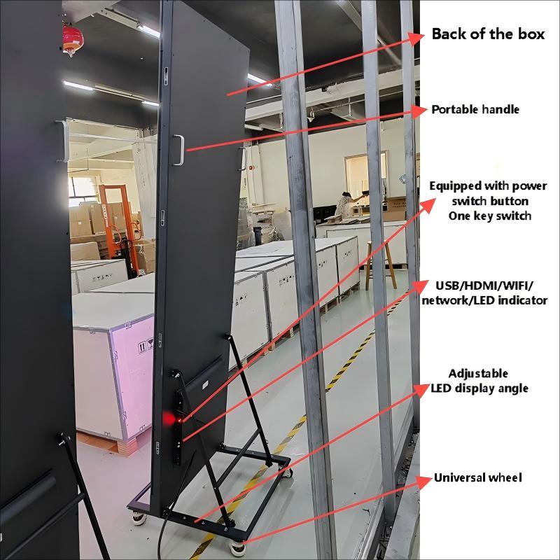 New LED poster display/ultra light poster LED screen