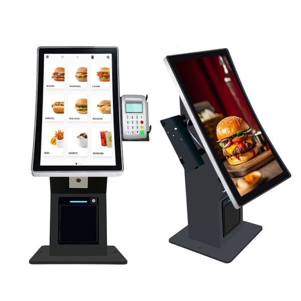 23.6-inch Curved-screen Desktop Self-ordering Kiosk