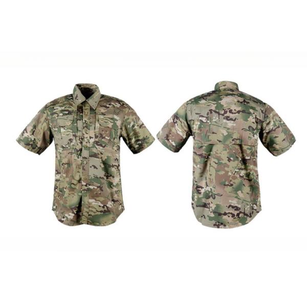 Проницаемые короткорукавные камуфляжные формальные рубашки для мужчин и женщин в больших количествах