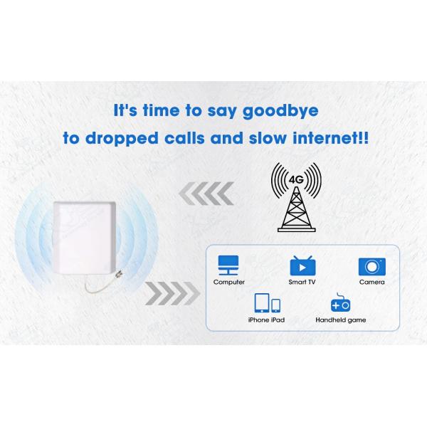 Outdoor UV Resistant Flat Panel 4G LTE Antennas 9dBi High Gain Directional Antenna