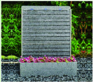 Music Waterfall Cast Stone Garden Fountains For Indoor / Outdoor Use 230 * 60 * 200cm
