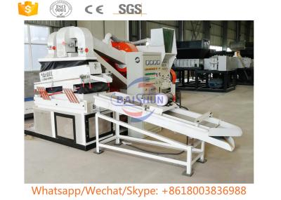Ecc Friendly Scrap Metal Recycling Machine , Waste Copper Cable Granulator