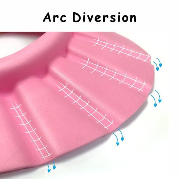 Prodigy Multicolor Odorless Baby Washing Cap Multifunctional Kids Shower Hat Baby Shower Caps