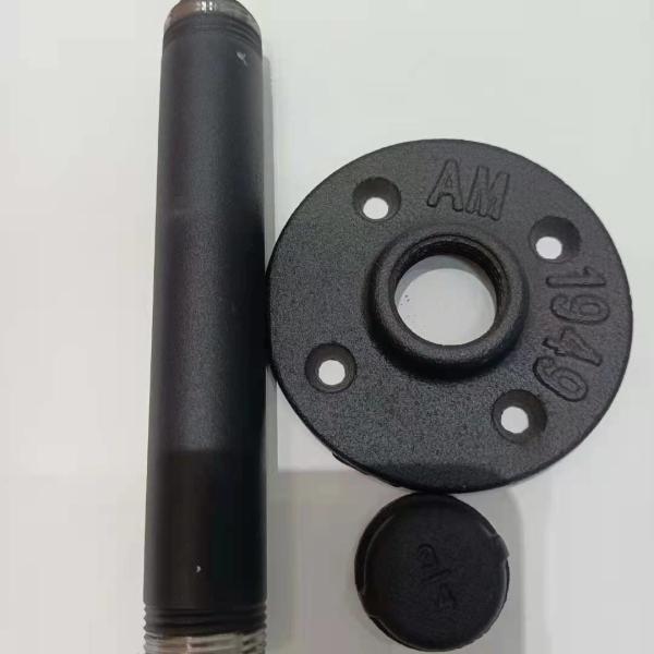 Industrial Grade Steel Pipe Bracket for Faucet Perfect for In Home Applications